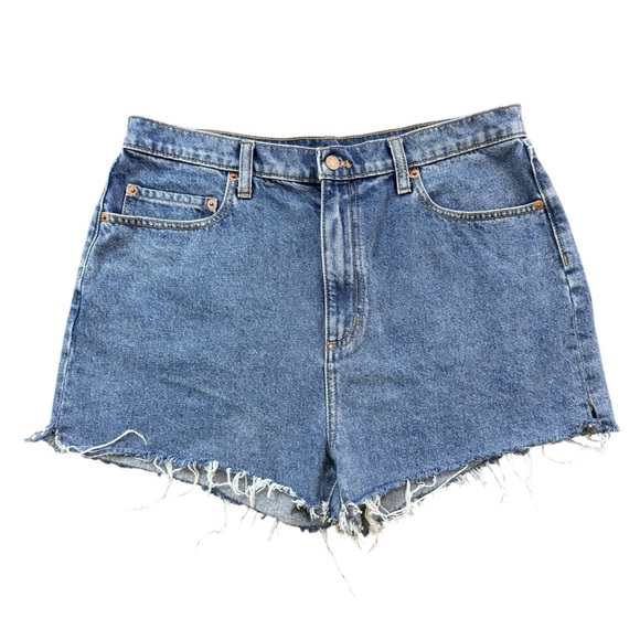 VS PINK Frayed Denim Shorts - Picture 1 of 12